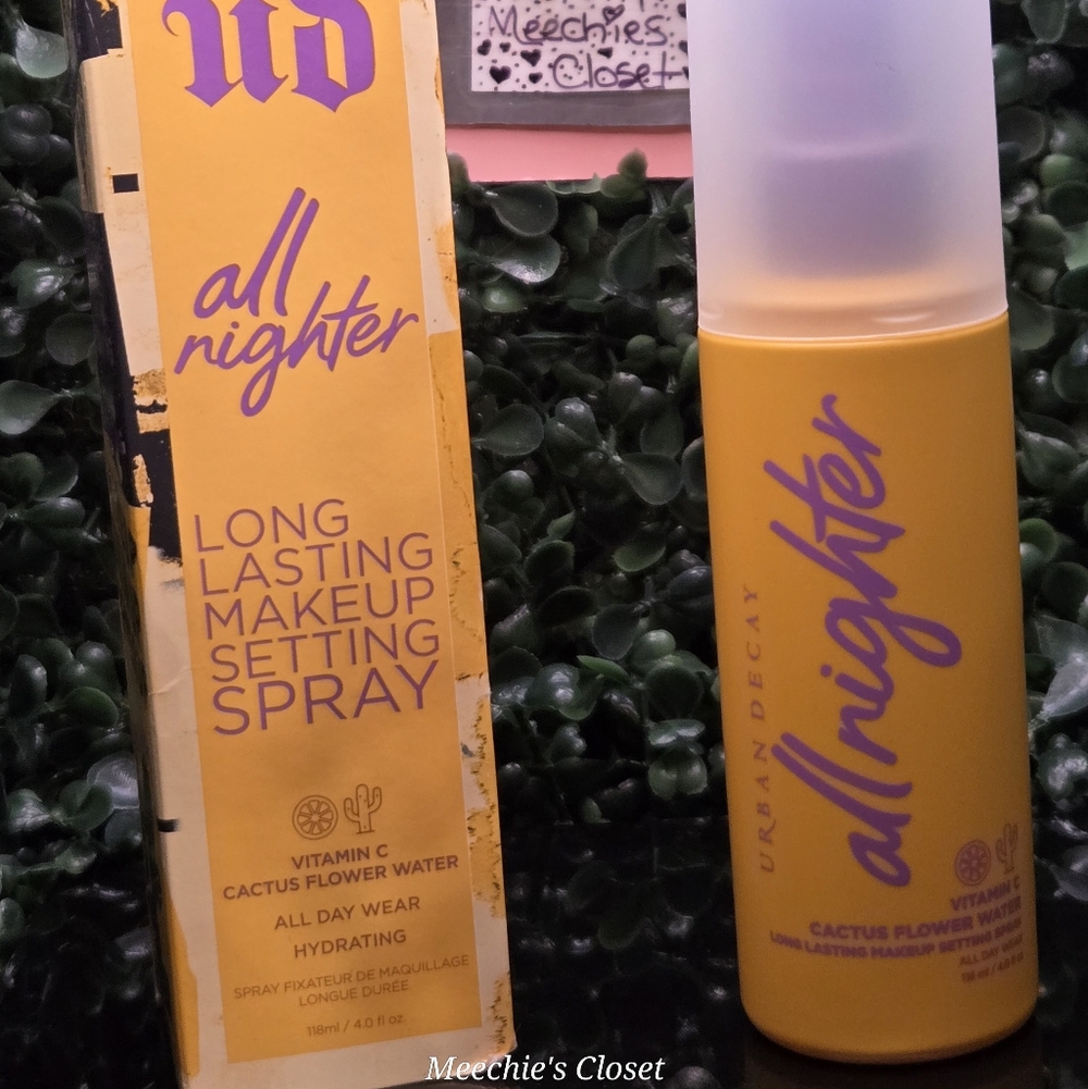Urban Decay All Nighter Vitamin C Setting Spray NIB RARE